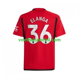 Manchester United Anthony Elanga 36 Thuis Shirt 2023-24